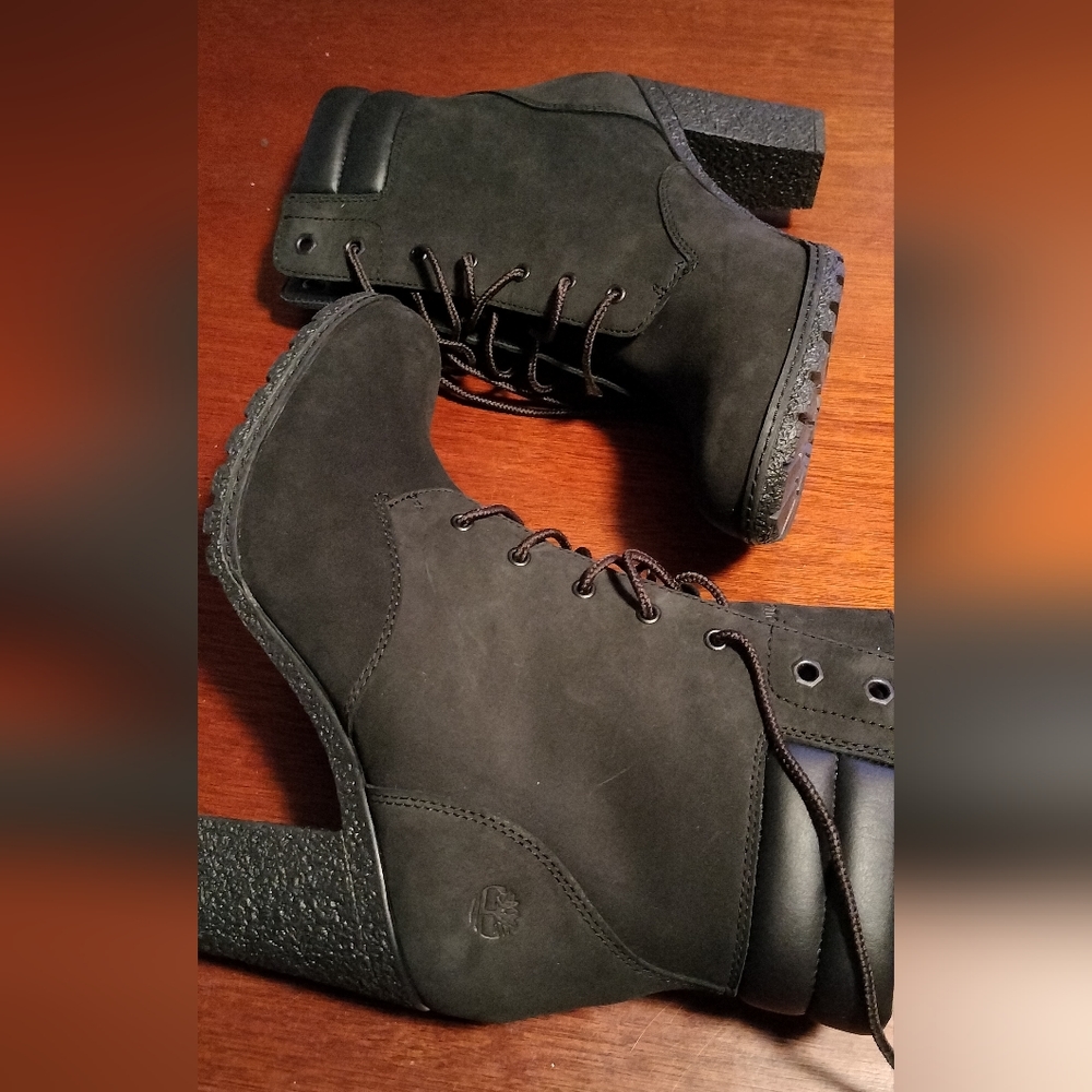 Timberlands high heel boots